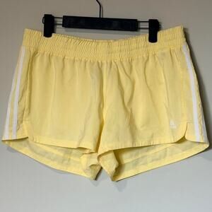 Adidas yellow shorts size l